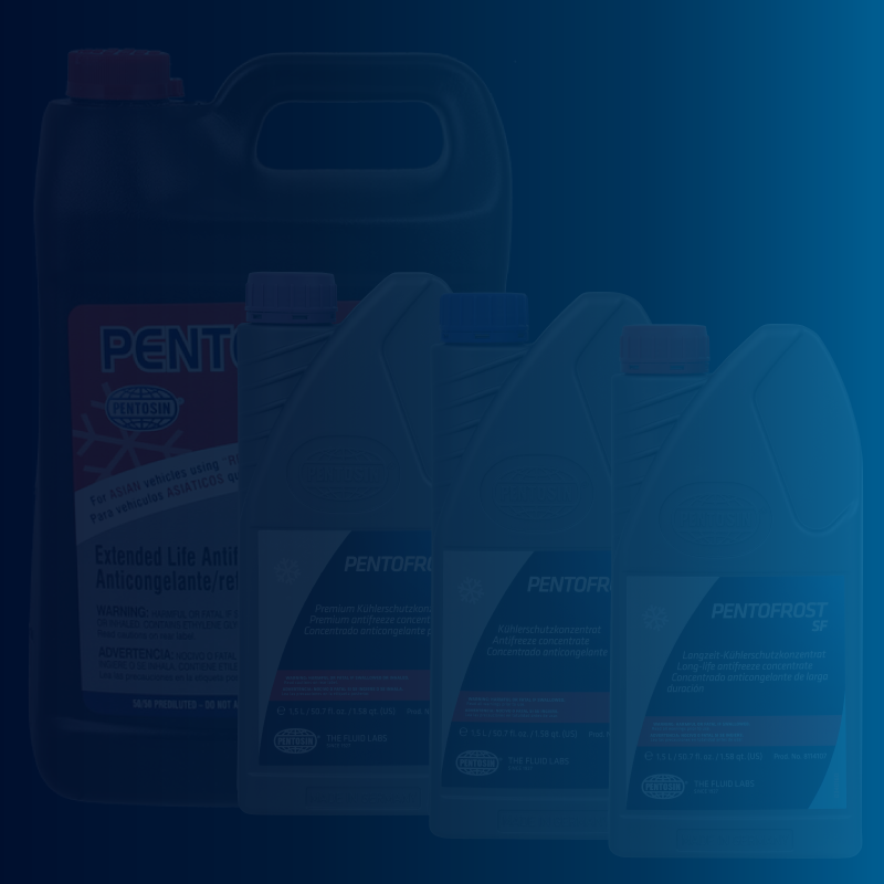 Pentosin Antifreeze bottles