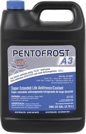 1 gallon bottle of Pentofrost A3 Prediluted Antifreeze