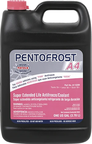 1 gallon bottle of Pentofrost A4 Prediluted Antifreeze