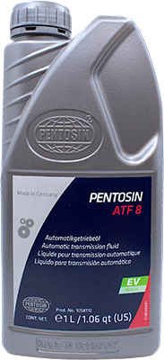 1 liter bottle of Pentosin ATF 8 transmission fluid