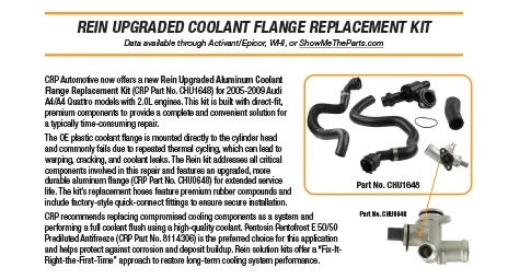 Rein Upgraded Coolant Flange Replacement Kit TJI