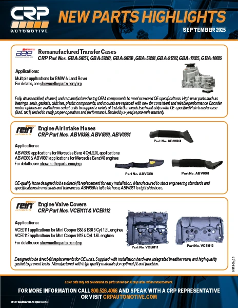 crp new parts highlights_sep25