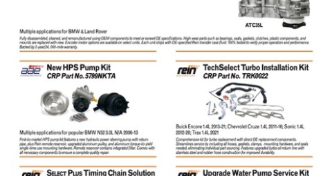 CRP New Parts at AAPEX 2025