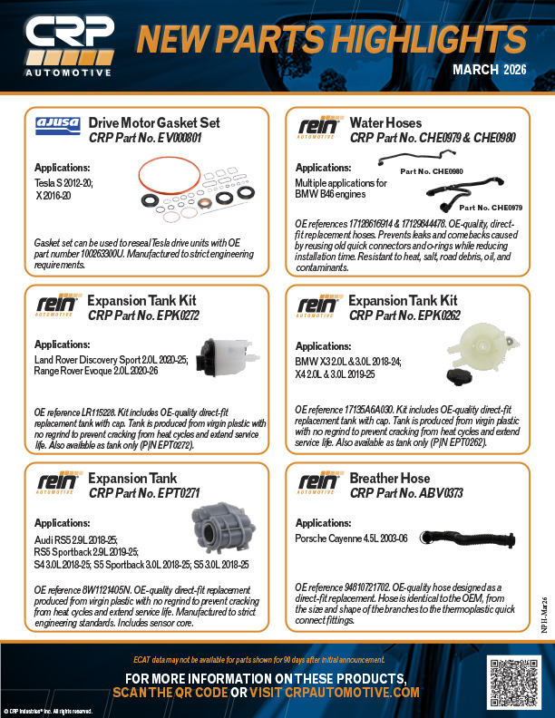 CRP-New-Parts-Highlights_Mar26 – CRP Automotive crp-new-parts-highlights_mar26