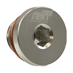 Rein magnetic oil drain plug for MINI Cooper, part number HWU0105.
