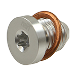 Rein magnetic oil drain plug for Audi, Volkswagen, Porsche, part number HWU1014.